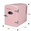 Frigidaire, 9 Can/5 Liter Mini Personal Fridge Cooler, Pink