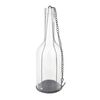 VBS Glass Lantern Bottle Height 22 cm with Hanging Chain