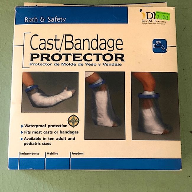 Cast/Bandage Protector waterproof moisture protection short leg adult 23 inches