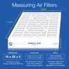 Air Bear 16x25x5 (4 7/8) AC Filter Replacement MERV 14 Plus Carbon 1 Pack