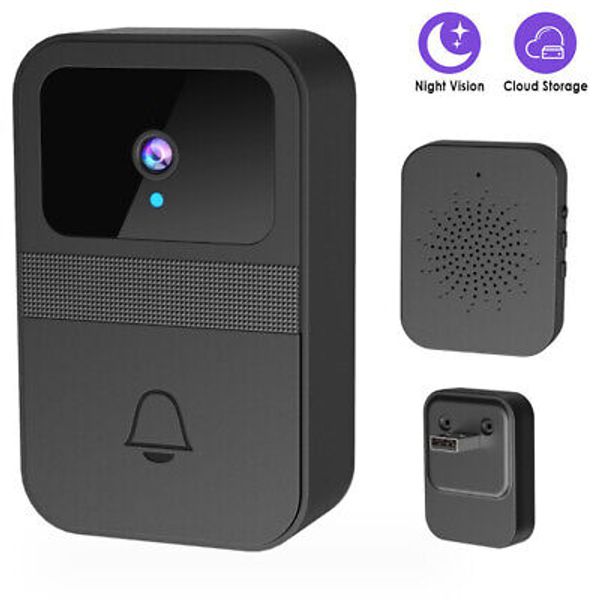 Wireless Intercom Smart Doorbell Video Security Camera Door Ring Bell Chime➟