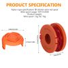 Viitech 4 PCS Strimmer Spool, 10FT/3.05M Lawn Mower Strimmer Spool, Replacement Strimmer Line Compatible for WORX Multiple String Trimmer