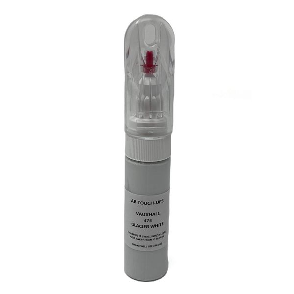 VAUXHALL 474 GLACIER WHITE PAINT TOUCH UP PEN/BRUSH