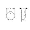 GROHE Inlet-, Pop-Up and Waste-System Chrome 19952000