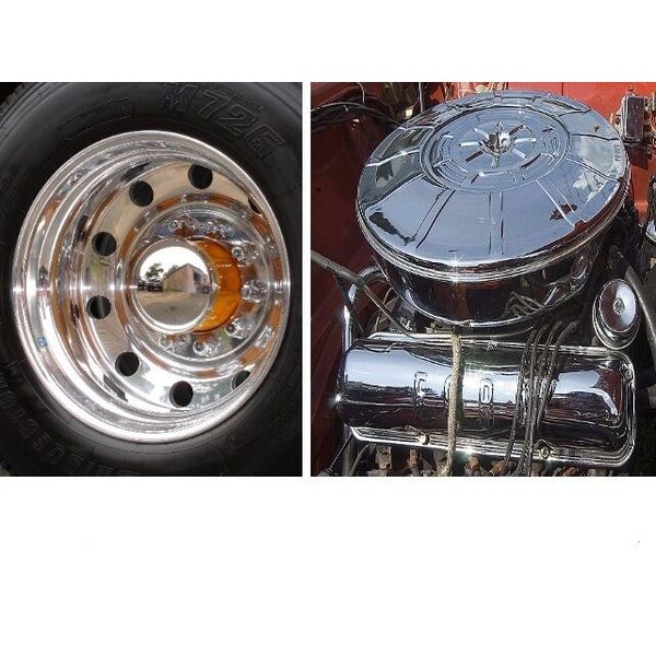 Chrome Silver Brass Copper Metal Polish Cleaner and Restorer