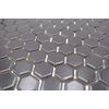 MOS11A-0311 Hexagonal Mosaic Tile Ceramic Mini Black Matt Shower Back Wall Tile Bathroom Tile