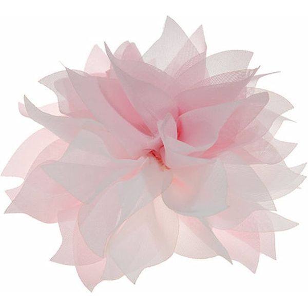 Lady Peony Silk Party Wedding Brooch Corsage Hair Head Clip Headdress Flowers (Pink Acutiflorous)