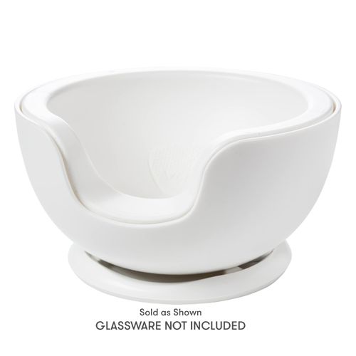 VoChill Stemless Wine Glass Chiller | Keep the Chill In Your Glass | New Wine Accessory | Separable & Refreezable Chill Cradle | Actively Chills Stemless Glassware | Quartz, Single Stemless