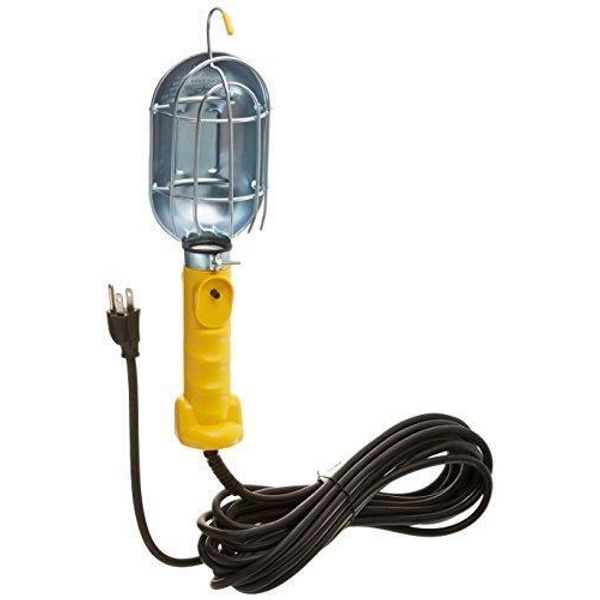 Bayco SL-425 Incandescent Work Light w/Metal Guard, Yellow