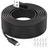 BLKing USB charging cable for Camera,33ft/10m, Micro USB power cable for security camera, ideal for charging security camera (33ft/10m B)