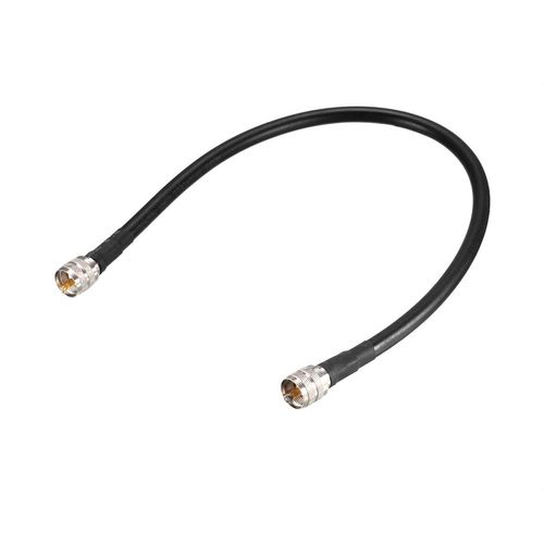 uxcell UHF Male PL-259 to UHF Male PL-259 Low Loss RG213 Coax Jumper Cable 0.46M/1.5Ft