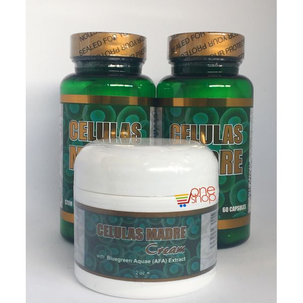 Celulas Madre 120 Capsules Stem Cell Cream Biomatrix Bioxtron Bacterium Regenex