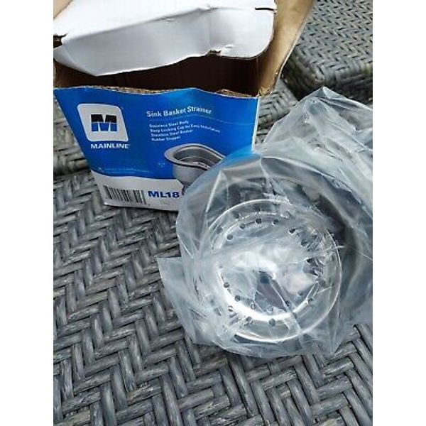 18 Deep Locking Cup Sink Basket Strainer Body and Basket