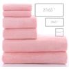 Ultra Soft Microfiber Towel Set 6 Pcs - Quick Drying Highly Absorbent