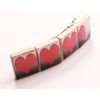 Video Game Life Bar Wooden Tile Barrette
