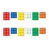 Beistle 2 Piece Building Blocks Pennant Banners, 9" x 6', Multicolor