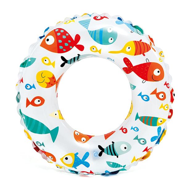 Intex Lively Print Swim Rings - Multi-Colour, 51 cm
