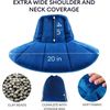 GENIANI Microwavable Heating Pad Neck Shoulders Aromatherapy Space Blue