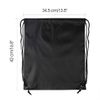 FEPITO 12 Pack Drawstring Backpack Bags Sack Cinch Bag String Backpack for Gym Traveling,Black