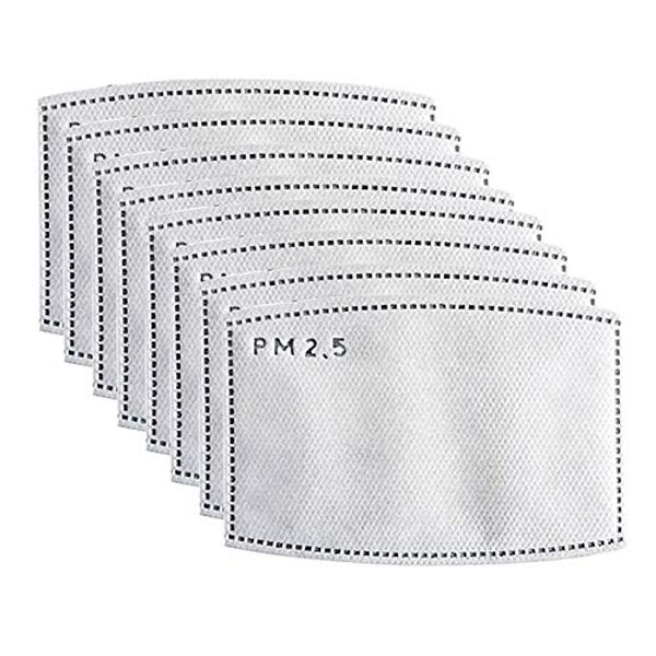 30 x PM2.5 Activated Carbon Filters 5 Layers Replaceable Filters for Face Coverings Cotton Cover Mask Inserts - Skootway - UK Seller