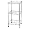 3-Tier Square Kitchen Storage Rack Wire Shelving Unit Steel Wire Shelving Tower