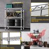 3 Tier Wire Shelving Rack Shelf Adjustable Commercial Garage Kitchen Storage 32"