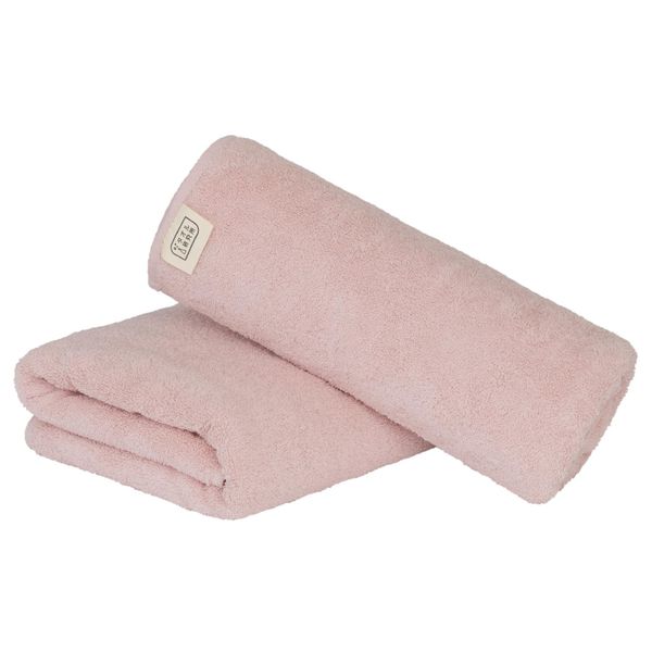 Towel Kenkyujo Everyday Simple #001 Bath Towel, Rose Pink, Set of 2, Rapid Absorption, Quick Drying, 100% Cotton, Durable, Minimal Shedding, 7 Colors to Choose From, Japanese Technology, Amazon.co.jp Exclusive