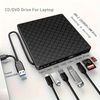 blu-ray player, dvd drive, external 7-in-1 external recorder with card reader\USB extension function playback and record function