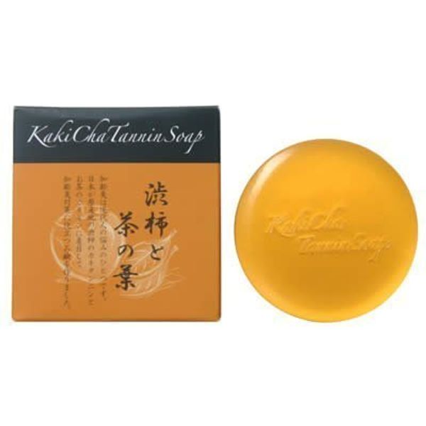 Kakicha Tannin Soap, 3.5 oz (100 g)