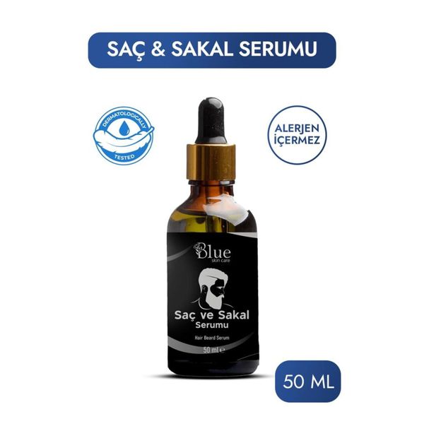 Seyrek Sakal Ve Köselik Sorunu Için Dolgunlaştırıcı Destekleyici Canlandırıcı Saç Sakal Serumu 30 ml