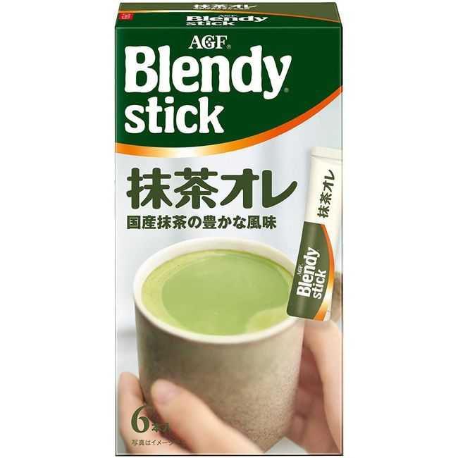 AGF Blendy Stick Matcha Au Lait (Blendy Green Tea Latte) 6 Sticks