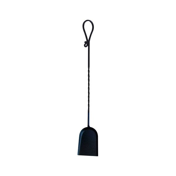 Panacea 15510 Twisted Steel Powder Coat Black Fireplace Shovel 30 L in.