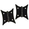 Van Dyke's Restorers Classic Steel Flush Mount Butterfly Hinge, 2 3/8", Black