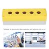 5 Hole Push Button Switch Boxes Waterproof Pushbutton Control Boxes Handheld Remote Drive Control Switch Box Industrial Control Supplies for Ac Contactor