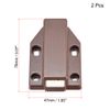uxcell Single Touch Catch Magnetic Latch for Cabinet Door Cupboard Brown 2pcs