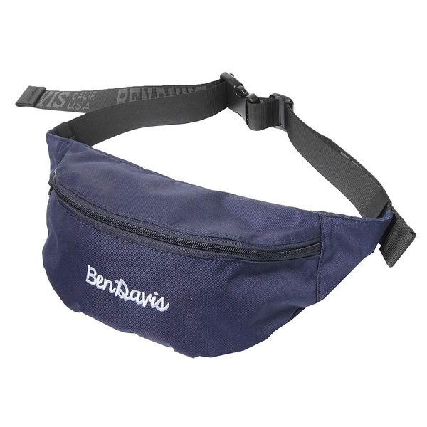 Bendivis BDW-9307 Embroidered Logo Waist Bag, navy