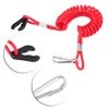 For Kill Cord - Engine Kill Switch Replace Professional Outboard Engine Ignition Emergency Kill Stop Switch Key Lanyard Rope Clip Safety Tether Lanyard Extendable Replacement For All Series