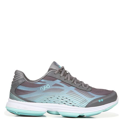 Ryka Womens Devotion Plus 3 Walking Shoe, Grey Aqua, 9 US