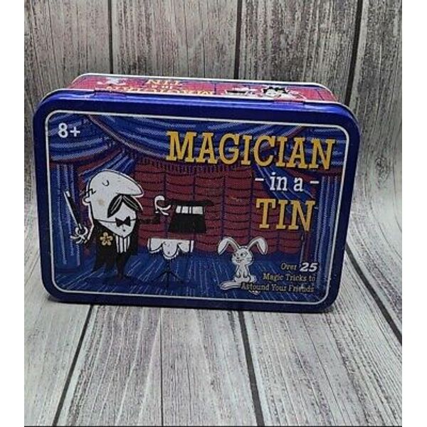 WESTMINSTER MAGICIAN IN A TIN OVER 25 MAGIC TRICKS EVERYTHING INCLUDED AGE 8