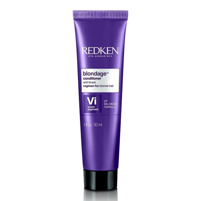 Redken Color Extend Blondage Color Depositing Purple Conditioner | Hair Toner For Blonde Hair | Neutralizes Brass & Moisturizes Hair | With Pure Violet Pigments