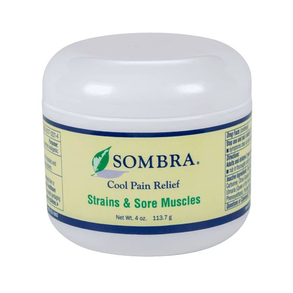 Sombra Cool Pain Relief Gel, 4-Ounce Jar