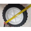 2pc Pair: 7" SEMI SOLID HARD RUBBER REPLACEMENT TIRE WHEEL MOWER,CART, Flat-Free