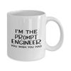 Prompt Engineer Coffee Mug Tea Cup - 11oz Novelty - Artificial Intelligence Algorithm Machine Learning Ai Robotics Computer Technology Lover AI Nerd Programmer Funny Gag Gifts - Wish You Had