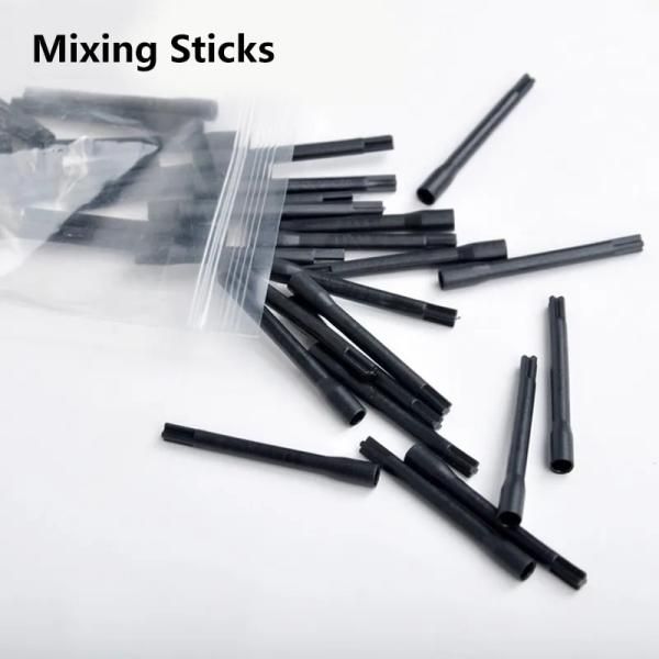 Tattoo Ink Pigment Mixer Mix Stick Plastic Mixing Microblading 100 Pieces