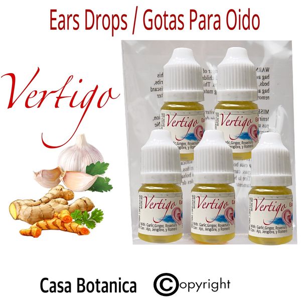 5 pcs VERTIGO  Gotas  Casa Botanica