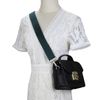 A ALLZEDREAM Women's Office Modern, Dark Green-Silver Hardware, M
