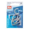 Prym 25 mm D Rings, Silver