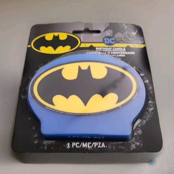 DC Batman Birthday Candle; New