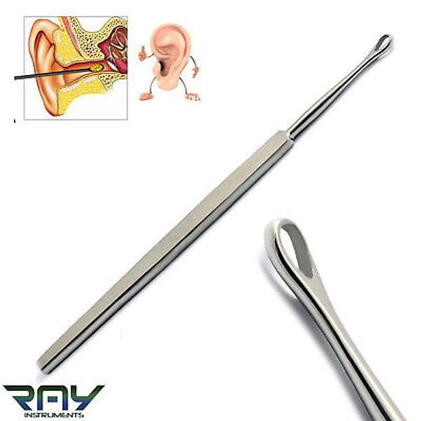 EAR WAX REMOVER MEDICAL EAR CLEANER SURGICAL STAINLESS STEEL PRODUCTS 14cm