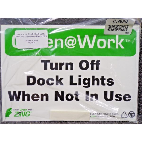 ZING Recycling, Green@Work, Plastic, 7" x 10", Surface, 1044 (K)